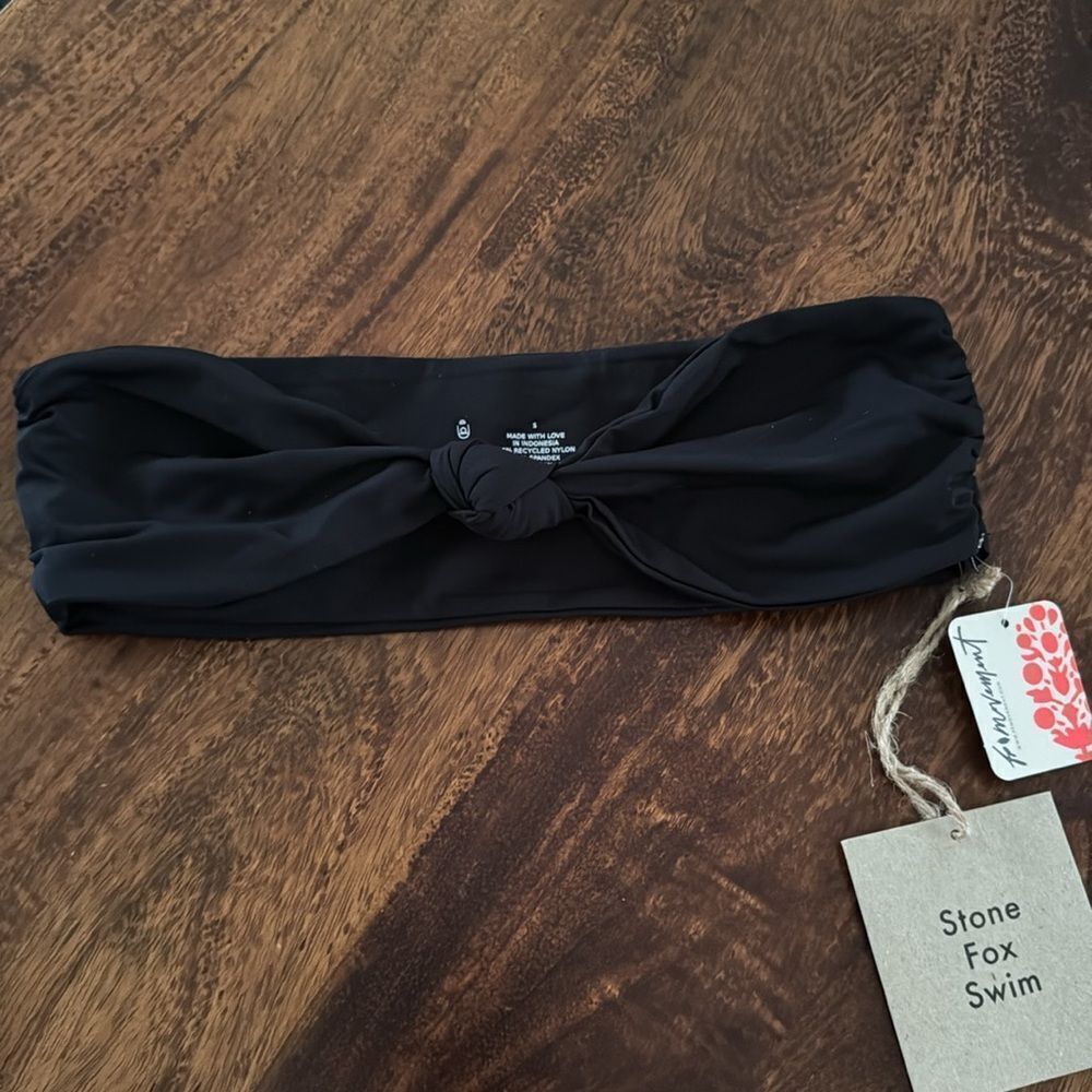 Stone Fox Swim Lele Bandeau bikini top - Picture 2 of 3